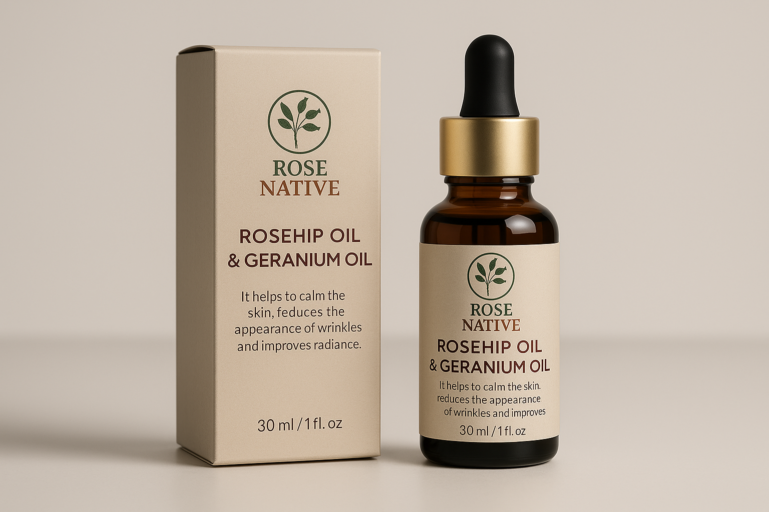 Rosehip Oil & Geranium Oil